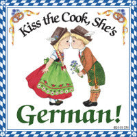 German Gift Idea Magnet (Kiss German Cook) - ScandinavianGiftOutlet